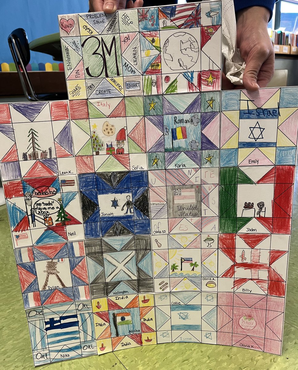 3M’s multicultural quilt 🌎 #heathcotepride