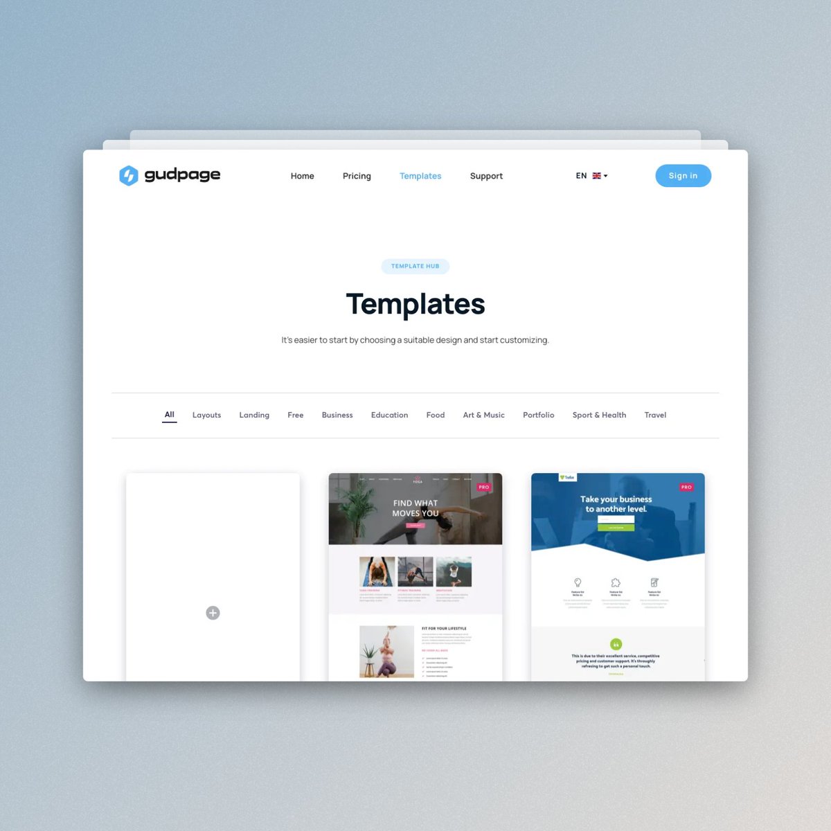 gudpage's tweet image. 🥳 The template library is now live! You can now start by cloning a template to quickly build your website.
👉 gudpage.com/en/templates

#templatelibrary #websitetemplates #gudpage #websitedesign
