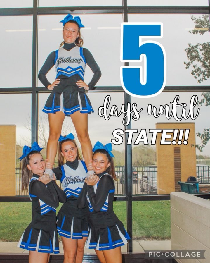 SAY WHAT…..! It’s almost show time! 📣 Come cheer on your Raven Cheerleaders this Saturday! Times to come later this week! 💙🤍🖤