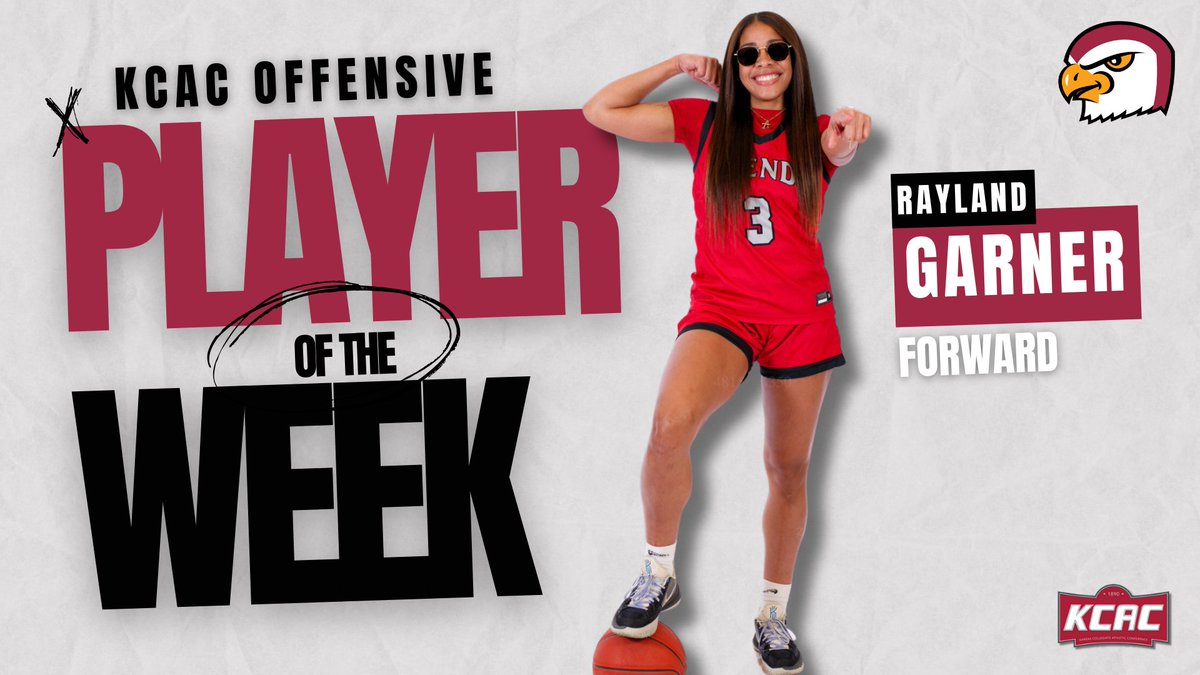 Garner garners first career KCAC Offensive Player of the Week award
shorturl.at/pHKY6