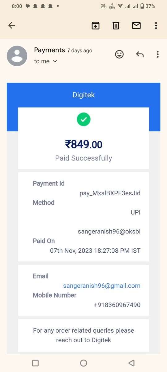 er_sanger's tweet photo. I ve been caling u from the last 3 days but no one is answering my calls. My prblm is that i ve paid fuly amount for my mic bt till today my mic is not delivered yet becoz on ur website its showing 4 cash on delivery. My order id is #14283 . My no is 8360967490 @DigitekOfficial https://t.co/ZuSLTqhzYF