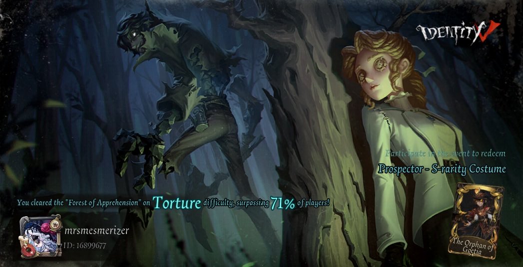 mrsmesmerizer's tweet photo. The new Ashes of Memory II is here! Shadows of the past linger in the forest. Participate in the Embers Rekindled phase of the event and challenge the new Hunter "Fool's Gold" to exchange [S-rarity Costume] Prospector - The Orphan of Goetia! Search for the truth w mrsmesmerizer! https://t.co/YbNSd21ILn