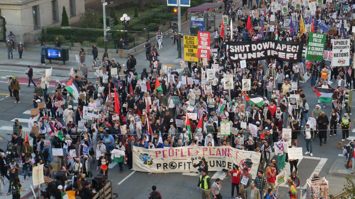 no2apec's tweet photo. Nov 12th Shut Down APEC rally &amp; march #no2apec #peopleoverprofit https://t.co/leboSNJZmX
