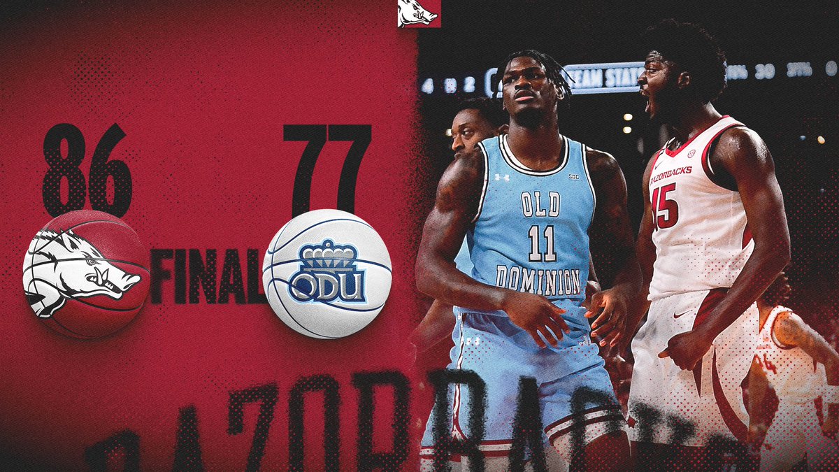 RazorbackMBB's tweet photo. 3-0 https://t.co/81a60MnEjQ