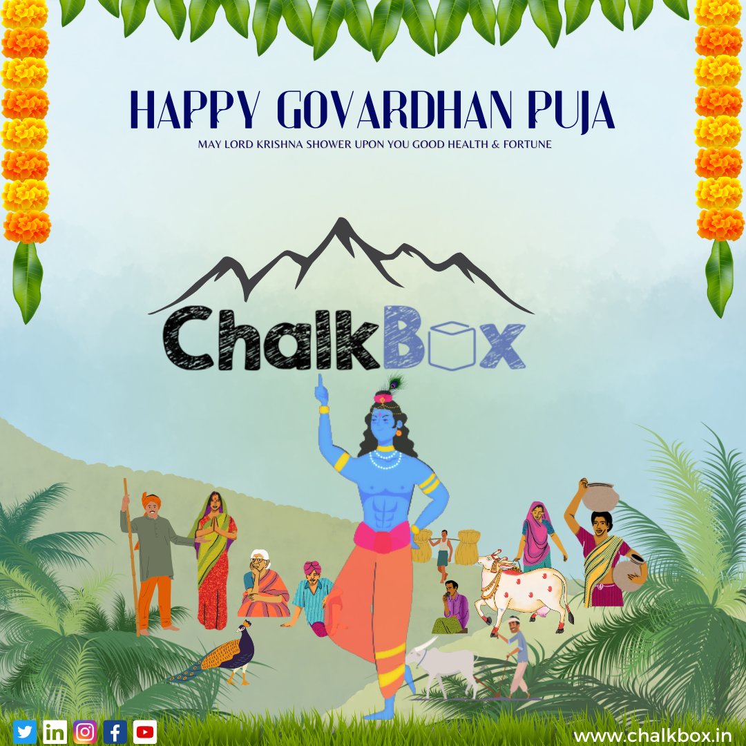 chalkboxapp's tweet photo. Happy Goverdhan Puja!
Just as Goverdhan protected all, ChalkBox shields schools from the storms of management challenges. Let our software be your steadfast support, ensuring smooth operations and a bright academic journey. 
#goverdhanpuja
#happydiwali
#chalkboxapp
#teamchalkbox https://t.co/mq39fHCfD4
