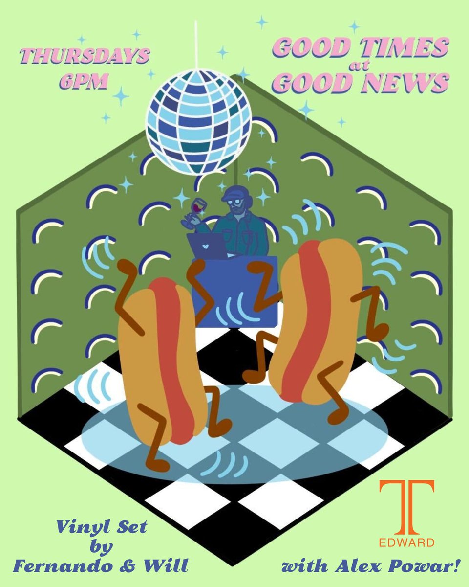 Every Thursday - Good Times @ Good News

We are thrilled to host our good friend Alex Powar of T Edward West once again for Good Times. Alex and Bennett have been friends for sometime now and he continues to be a north star for us at Good News. He’s incredibly knowledgable, has a