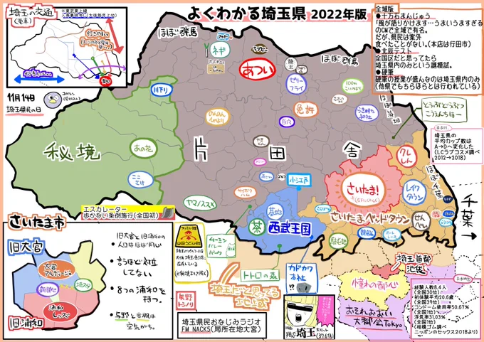 よくわかる埼玉県 #埼玉県民の日