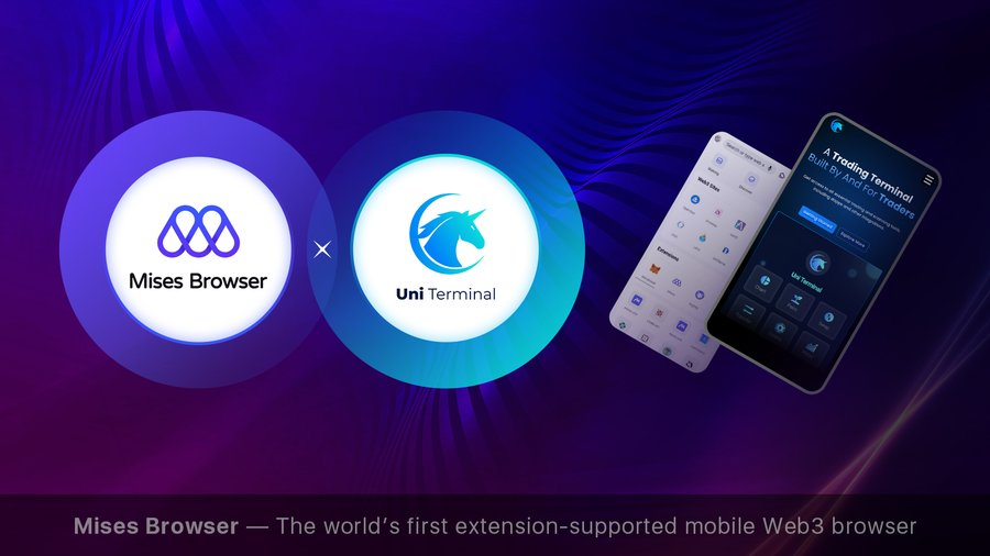Definews_Info's tweet image. 🤝 Behold, for the winds of collaboration carry tidings of a grand union between @Mises001 and @UniTerminalExt!

🤝Experience a streamlined and sophisticated crypto trading experience with #Mises Browser and #UniTerminal

🔽 VISIT
uniterminal.xyz
#Definews