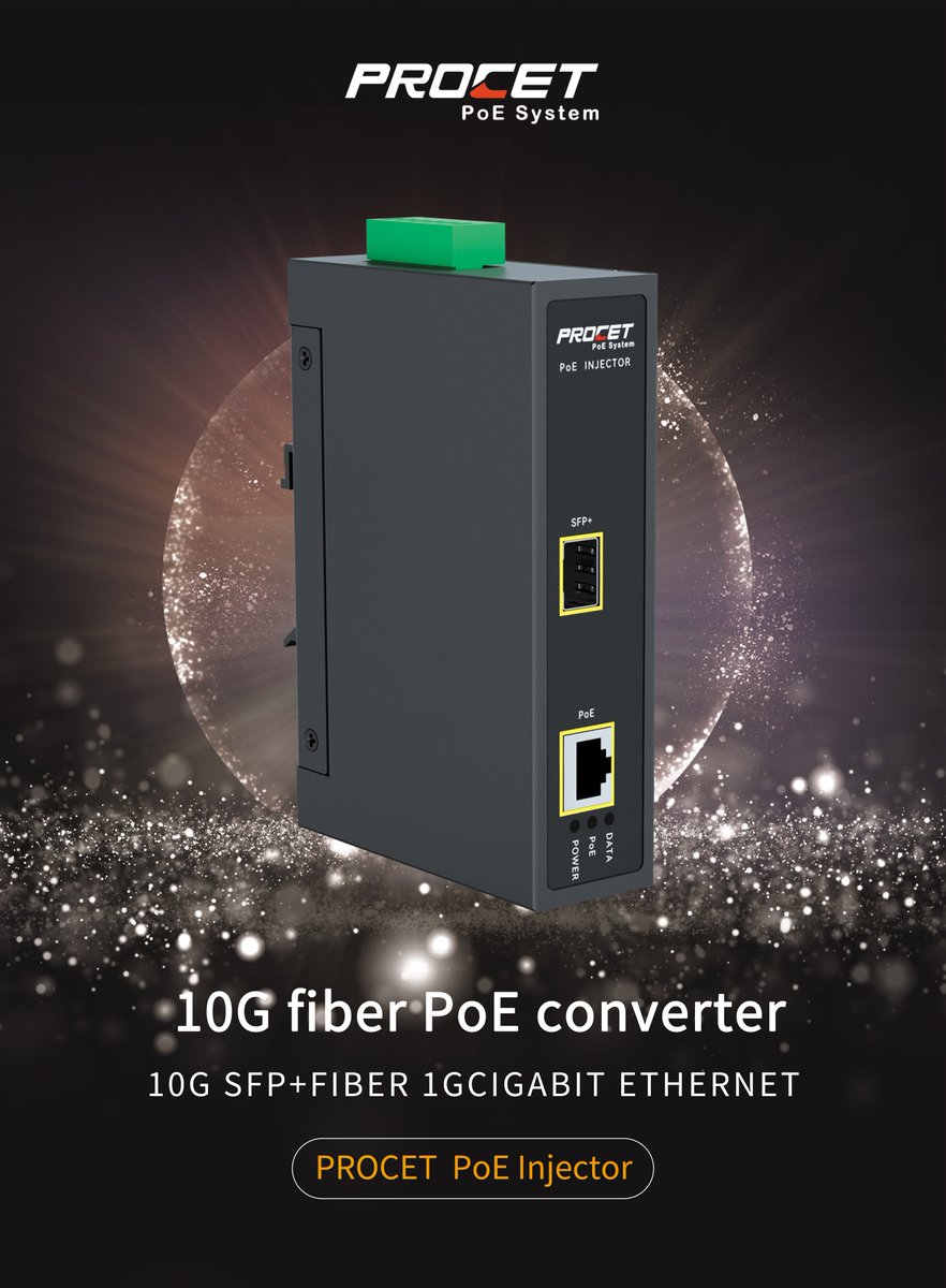 poesystem's tweet image. Application of Media Converter with PoE output

With the PROCET PT-PSE105GBS-D-10 PoE Converter, you can transform your network&apos;s performance.

Shop here：procetpoe.com/90w/pt-pse105g…
reurl.cc/kagyRq

#procet  #poeinjector  #poe  #poeconverter  #converter #fiber #sfp #extender