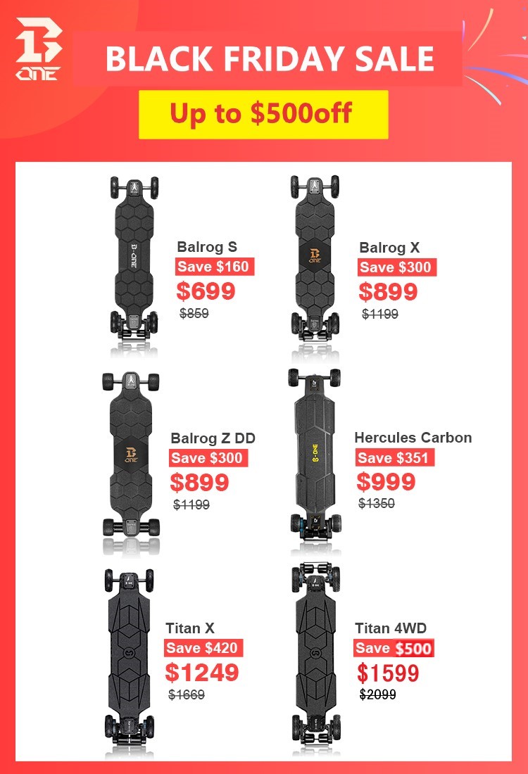 boneeboard's tweet photo. https://t.co/IZVASSX9pF
B-ONE electric skateboard Black Friday sale / Christmas Sale  / Holiday Sale/ https://t.co/nSpdOmOLx1