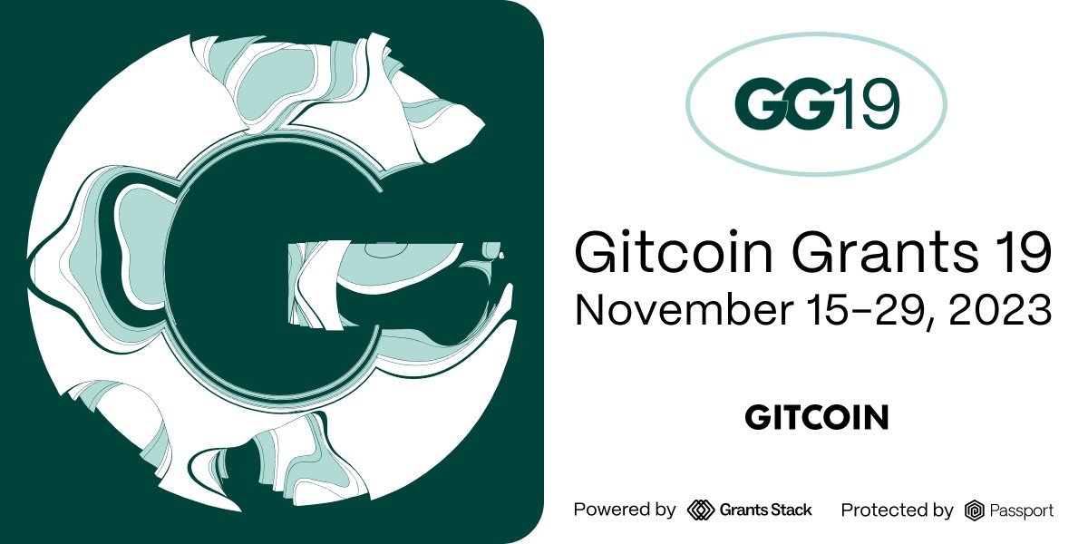 tgccrt's tweet photo. 📢ANNOUNCING: Gitcoin Grant 19 (GG19) - The biggest Quadratic Funding event in web3 (final season of 2023) will start from 15-Nov

The Final season of 2023 will start from 15-Nov
And will end on 29-Nov

Eligible for donating: Gitcoin Passport with 15+ points.
Check at https://t.co/qKzZJDZQzn.

Link to donate: https://t.co/XP2xFRSViV

Some projects can give us rewards for small donations, so don't miss donating to the best ones!

👀Read the full announcement here: https://t.co/NspOURS1pC

#Airdrop #web3  #Crypto #Binance #GitCoin