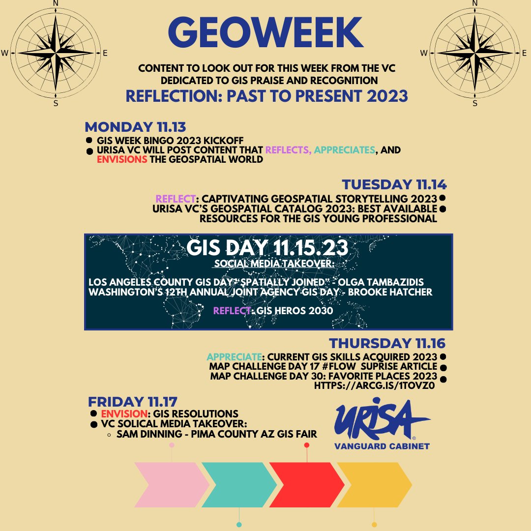 The good, the bad, the superior, What was your review of the GIS World 2023? Will Digital Twin and AI buzz words die? Chatgpt become old news...

What will be THE innovative GIS topics of 2024?

Come engage!
#urisa #urisavc  #gisday #gisday2023 #geoweek #geoweek2023