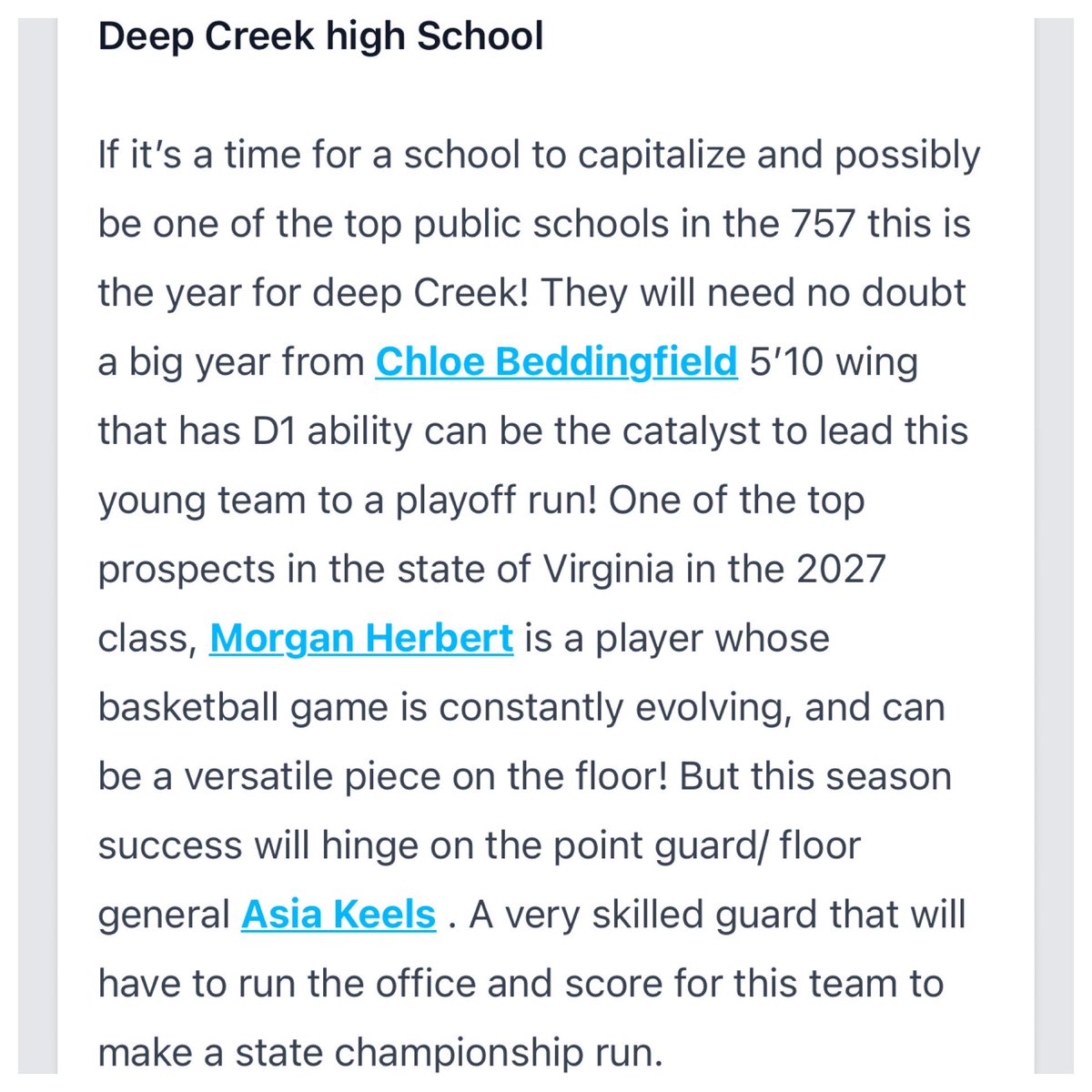 I’m so ready 😤 <a href="/PGHVirginia/">Prep Girls Hoops Virginia</a> 🐝💜