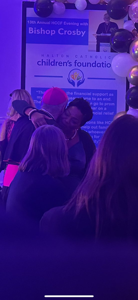 DavisJSW1's tweet image. Support &amp;amp; Embrace from Bishop Crosby after speaking &amp;amp; parent presentation @