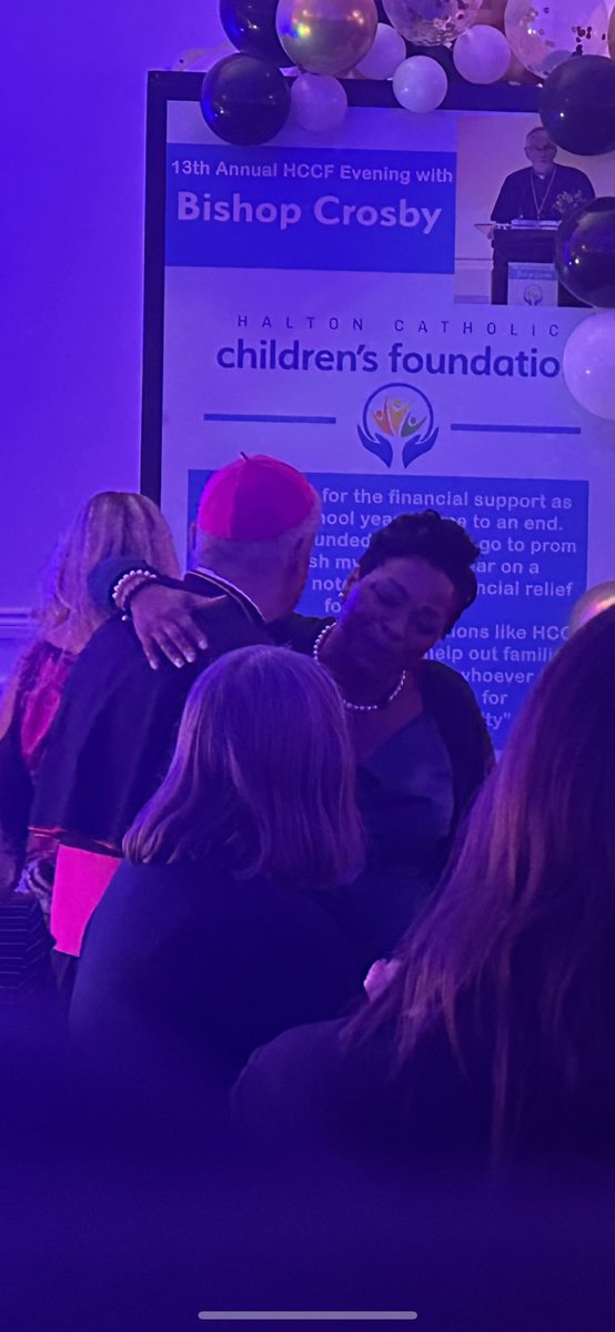 DavisJSW1's tweet image. Support &amp;amp; Embrace from Bishop Crosby after speaking &amp;amp; parent presentation @