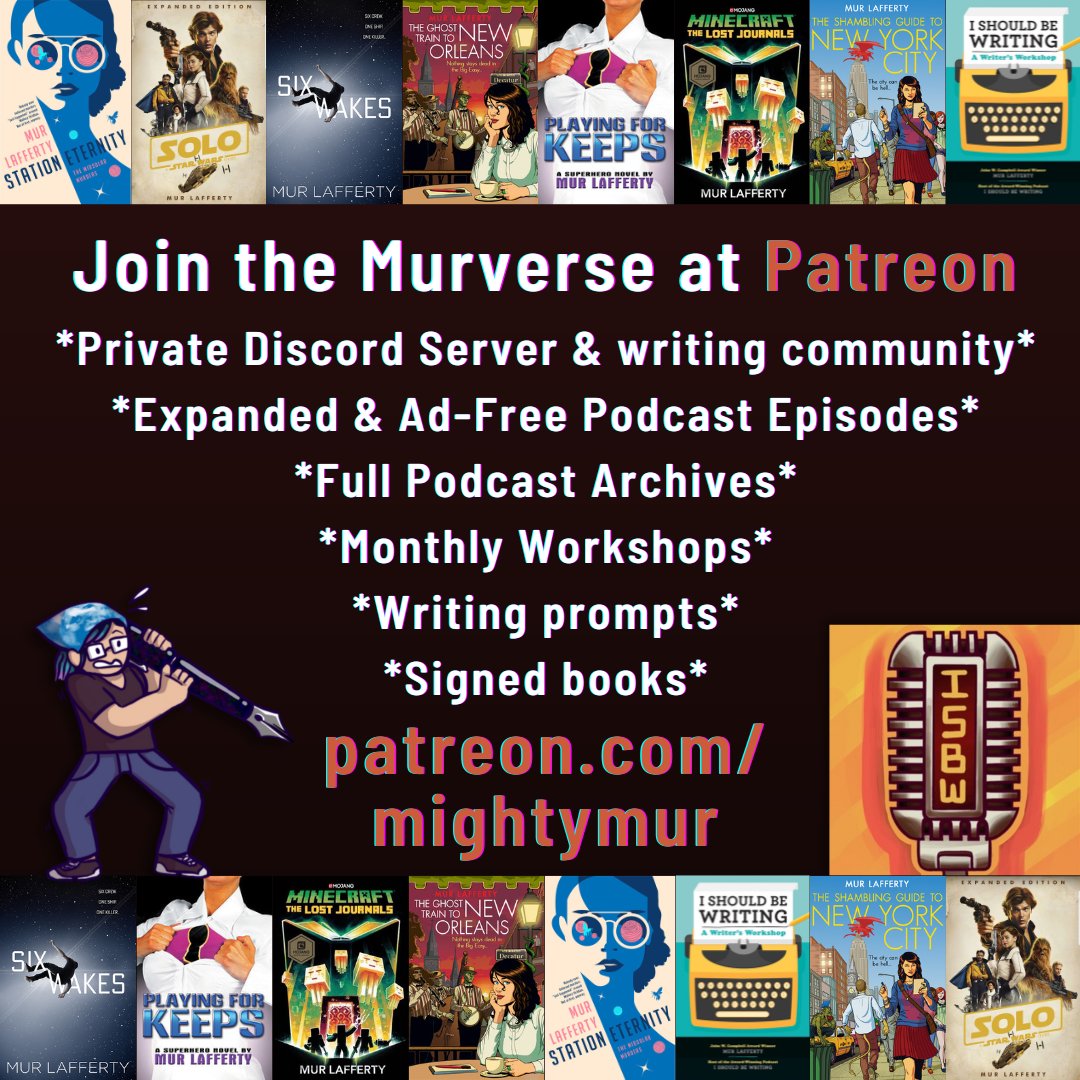 Join the MURVERSE at Patreon for exclusive access to a Private Discord Server and Writing Community, Full Podcast Archives, and so much more. patreon.com/mightymur