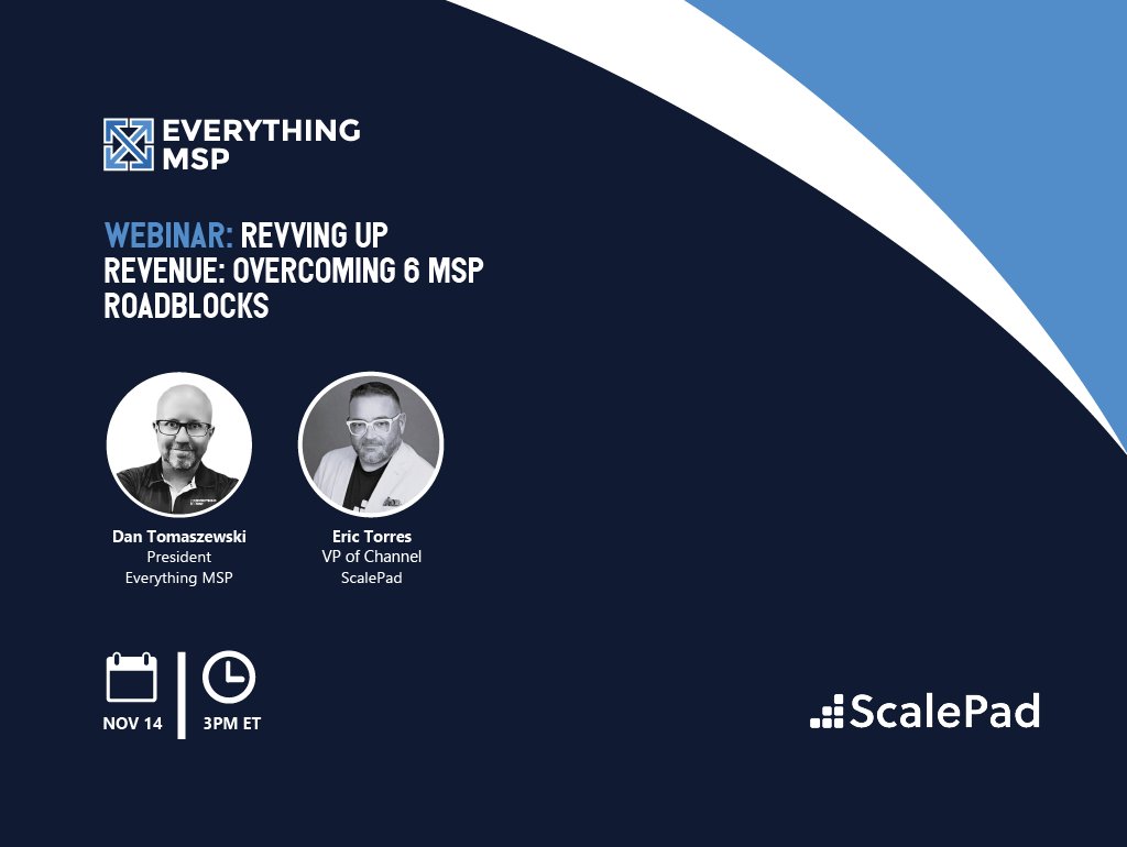 everything_msp's tweet image. 🚀 Webinar Alert: &apos;Revving up Revenue: Overcoming 6 MSP Roadblocks&apos; 📅 Nov 14, 3PM ET. Discover key strategies to conquer MSP challenges, optimize vCIO processes, and minimize downtime. Drive your MSP towards peak performance and profitability. 🏁 go.everythingmsp.com/revvingupreven…