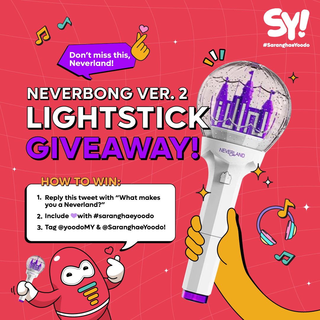 SaranghaeYoodo's tweet photo. 📢📢📢 MALAYSIA NEVERLAND! We are overwhelmed with (G)I-DLE on #9WwaveMusicFestival!  

We would like to extend our love to you guys by giving away Neverbong Ver.2 Lightstick. Super simple. https://t.co/7s79i5vjgI