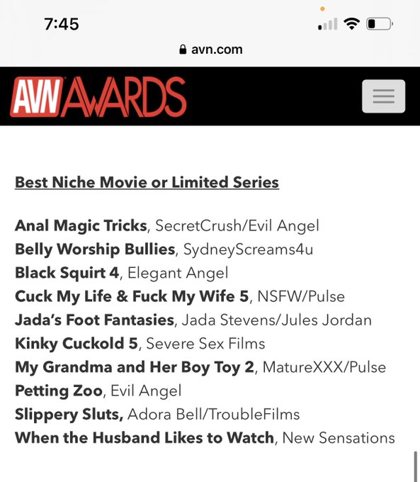 I AM SCREAMING OMG OMG OMG   Two @avnawards nominations 😭🥰😭 https://t.co/0SFH9G4SEj<a class="tags" target="_blank" title="On Twitter" href="/?out=eyJ0eXAiOiJKV1QiLCJhbGciOiJIUzUxMiJ9.eyJpYXQiOjE3MzA0MjA3OTUsImlzcyI6InR3cG9ybnN0YXJzLmNvbSIsIm5iZiI6MTczMDQyMDc5NSwiZXhwIjoxNzYxOTU2Nzk1LCJyZWRpcmVjdF91cmwiOiJodHRwczovL3R3aXR0ZXIuY29tL2F2bmF3YXJkcyJ9.RVZxht5vS0-d1K0s_JvaXQXswfRuxKia0eG-tjKdgTGjtlXb1j2j08dlBztBVJ59AKBV4qilB2Y663aYOSgiDw">@avnawards</a><a href="/tag/clip"class="tags"><span>#clip</span></a>