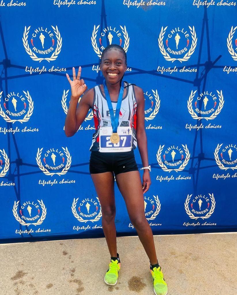 ChillieRunners's tweet image. Cheers to our phenomenal Female 10km winners! 🥇✨
 1. Lebo Phalula - 00:37:04 
2. Lebogang Phalula-Luthuli - 00:38:16 
3. Tashia Mbobo - 00:43:12 
showcased true determination and speed, making their mark in every stride! 🏆💪 

#WomenInMotion #RaceQueens #ChillieRunners10km