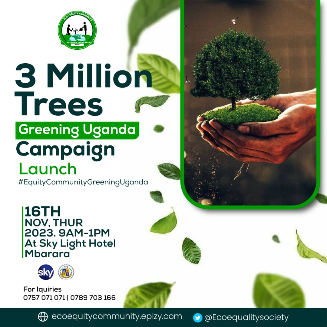 Nature doesn't discriminate; it embraces diversity. Let's learn from the earth and celebrate differences.#ECO #EquityCommunityGreeningUganda @ElsieAttafuah @UNDPUganda  @Mwesigwa_R @sharry_bae @KKariisa @Wkajwengye @stanbicbank 2Days Launch at sky light hotel Mbarara .