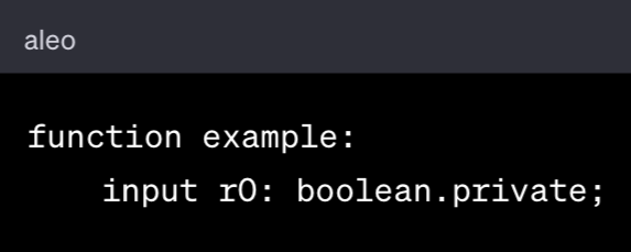 Concbon_Mene's tweet image. 5️⃣ Booleans in Aleo Instructions: Explore how Aleo handles boolean values. Explicit type declarations ensure clarity and safety. Ideal for privacy-conscious code. 🕵️♂️🔍 #BooleanLogic #AleoProgramming