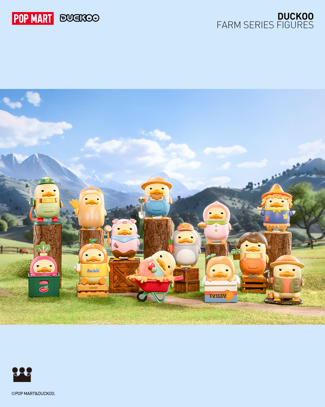 POPMART DUCKOO FARM シリーズ 楽天市場】DUCKOO FARM シリーズ【アソートボックス】 : POP