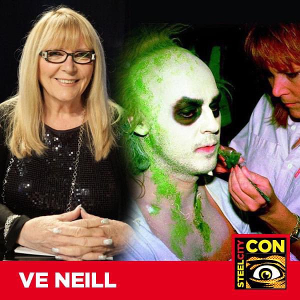 FEATURED ARTIST ANNOUNCEMENT! We are excited to welcome @VeNeill to Steel City Con December 8-10, 2023! Neill, a 3-time Academy Award winner, is best known as the makeup artist for Beetlejuice, Mrs. Doubtfire, Ed Wood, Hoffa, Batman Returns, Edward Scissorhands & more!