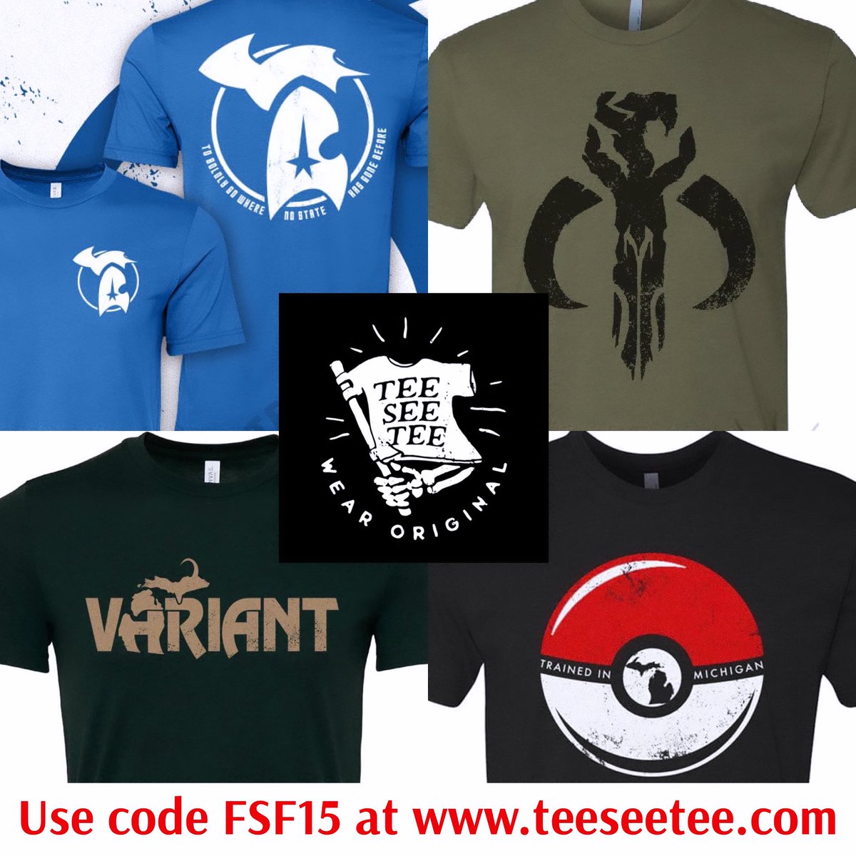 New show partner - Tee See Tees! Use code FSF15 at checkout ( teeseetee.com ) to get yourself some awesome nerd merch! They have #starwars #startrek #drwho and more! #tshirt #hoodie #nerdmerch #merch #podcast #showsponsor #partner #podcast #fsfpopcast #scifi #fantasy