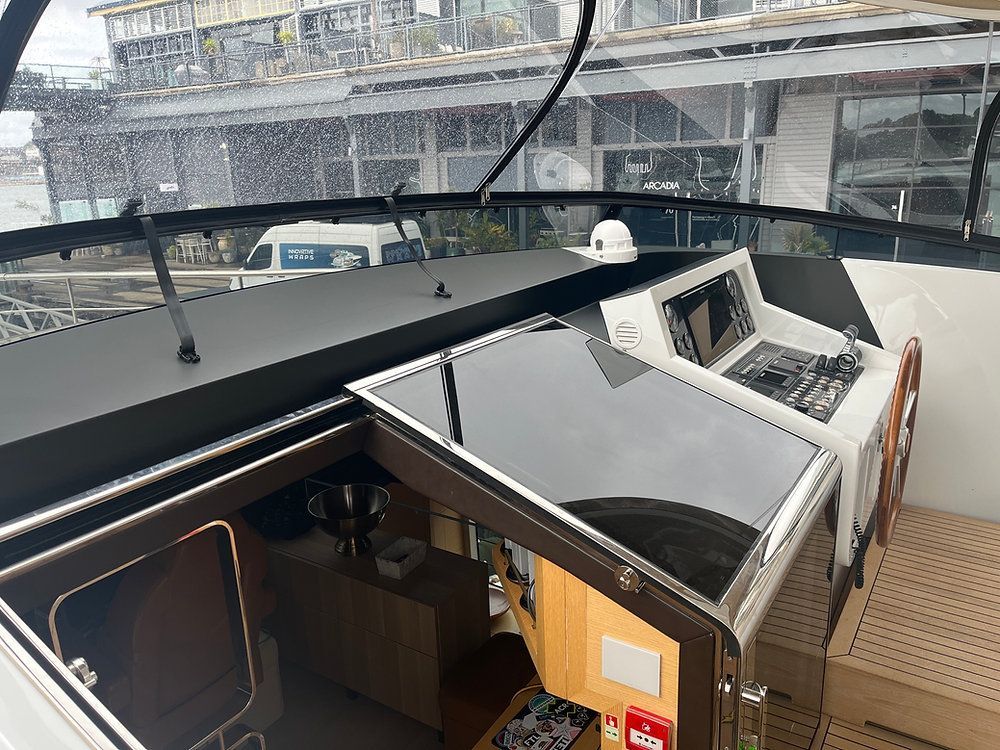 astech83's tweet image. Dashboard wrapped in Matte Black to help prevent the sun glare. Needs yours done?
buff.ly/3QrHGz4 

#InnovativeWraps #BoatProtection #BoatInteriorWrap
