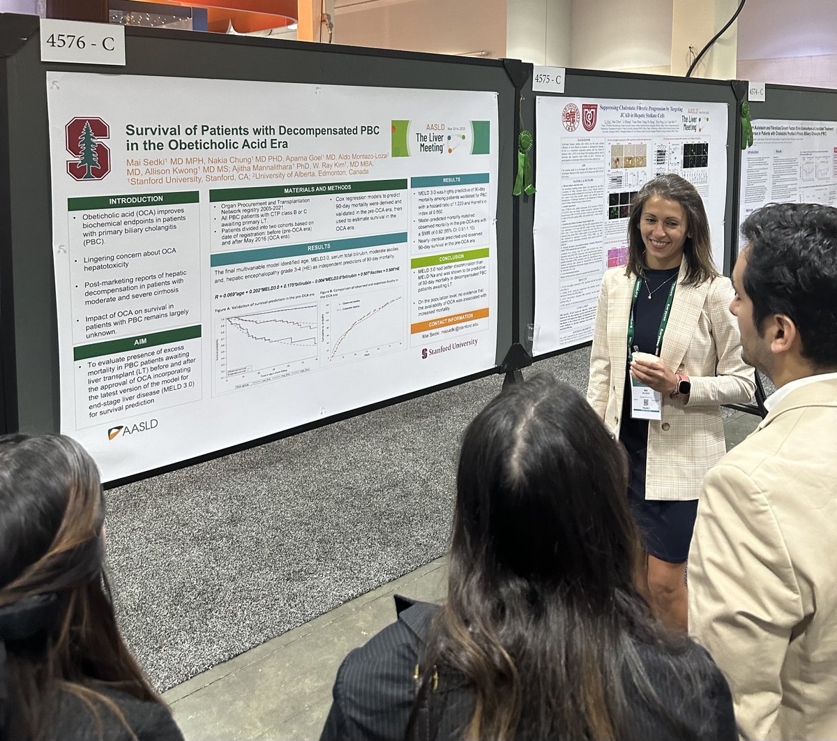 PaulYKwo's tweet image. Our Stanford GI/Hepatology Fellow Mai Sedaki reports that in the obeticholic acid era, survival in those with decompensated cirrhosis due to PBC remained stable as assessed by MELD 3.0 with no excess mortality.👋👋👋#TLM @Stanford_GI @StanfordMed @AASLDtweets