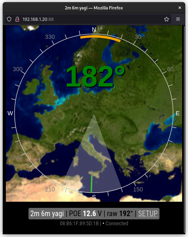 RemoteQTH's tweet image. An example of using a custom map for VHF antennas in Simple rotator controller V.
remoteqth.com/single-rotator…