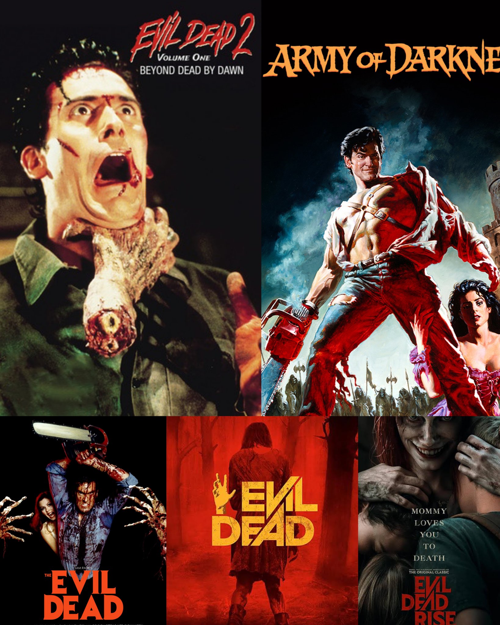 Army of Darkness: Evil Dead 3 - Vintage Movie Posters