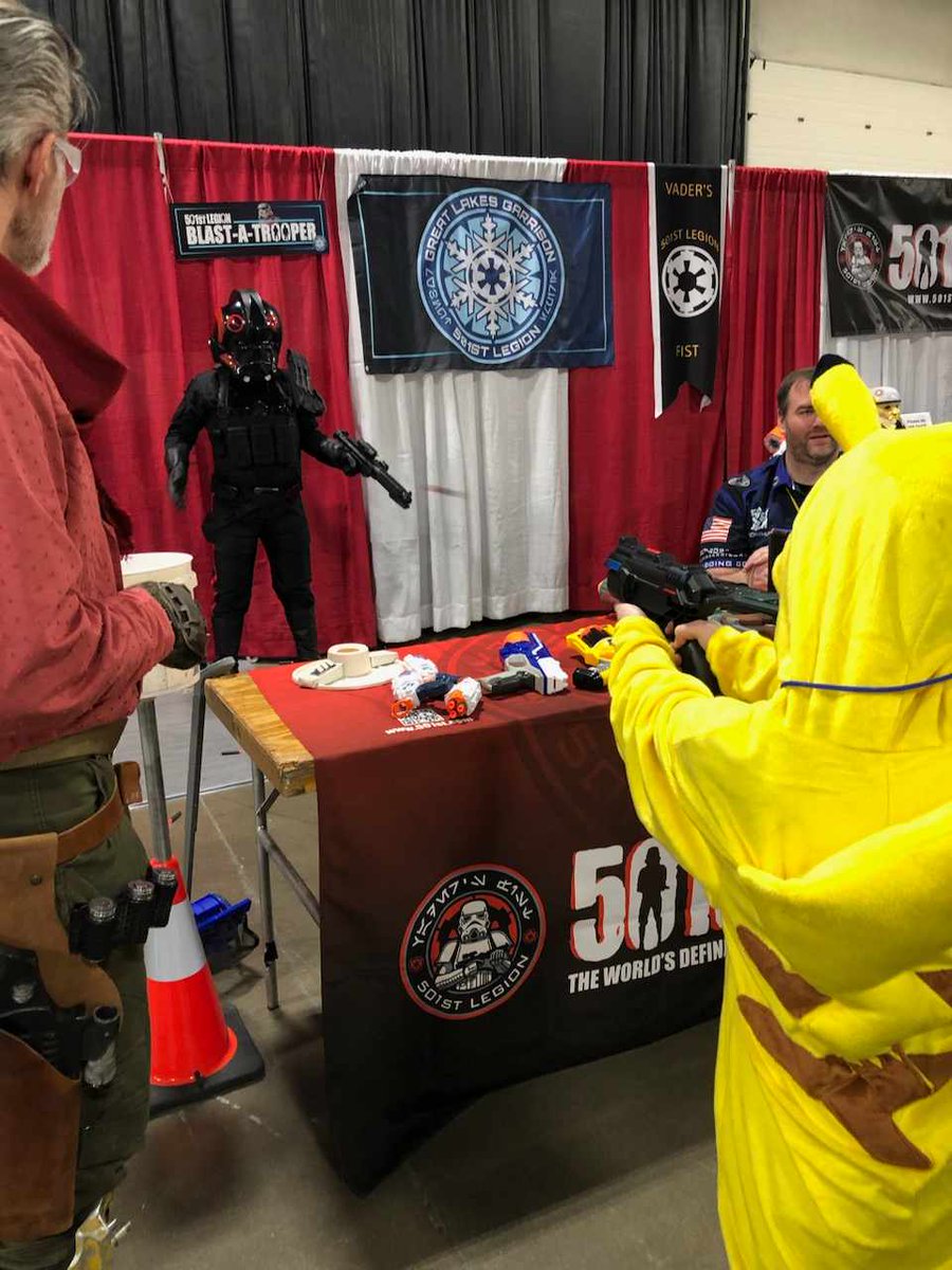 ✅Congratulations to our friends the #501stLegion for raising $850 for the Make A Wish Foundation at #MC3 2023. ❤️Thanks to everyone that donated through the Blast-A-Trooper charity drive at #MotorCityComicCon this past weekend.