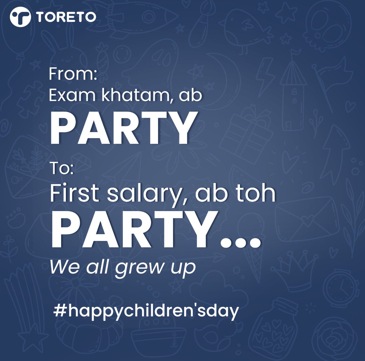 To the  children in us who always find a reason to party!✨

#Toretoindia #Beyou #Party #Happychildrensday #Childrensday2023 #Speakers