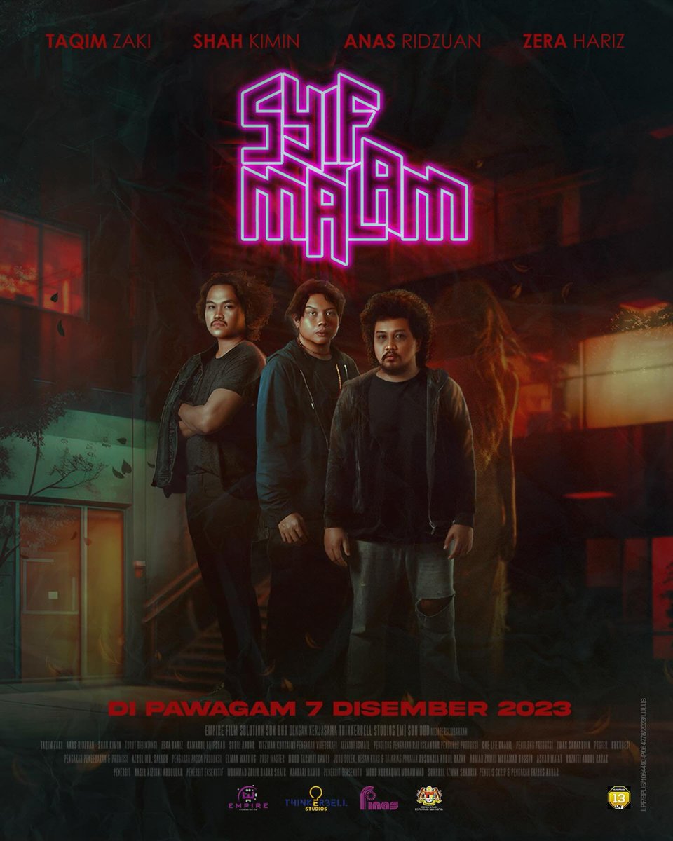 danialazizahmad's tweet photo. FILEM MALAYSIA BAHARU DI PAWAGAM 📽️

#SyifMalam
Pengarah: Fairus Anuar
Trailer: https://t.co/5O7t2m1vLM
Tarikh: 07-12-2023

#KatalogFilemMalaysia 🇲🇾 https://t.co/6Rz1q5IfnY