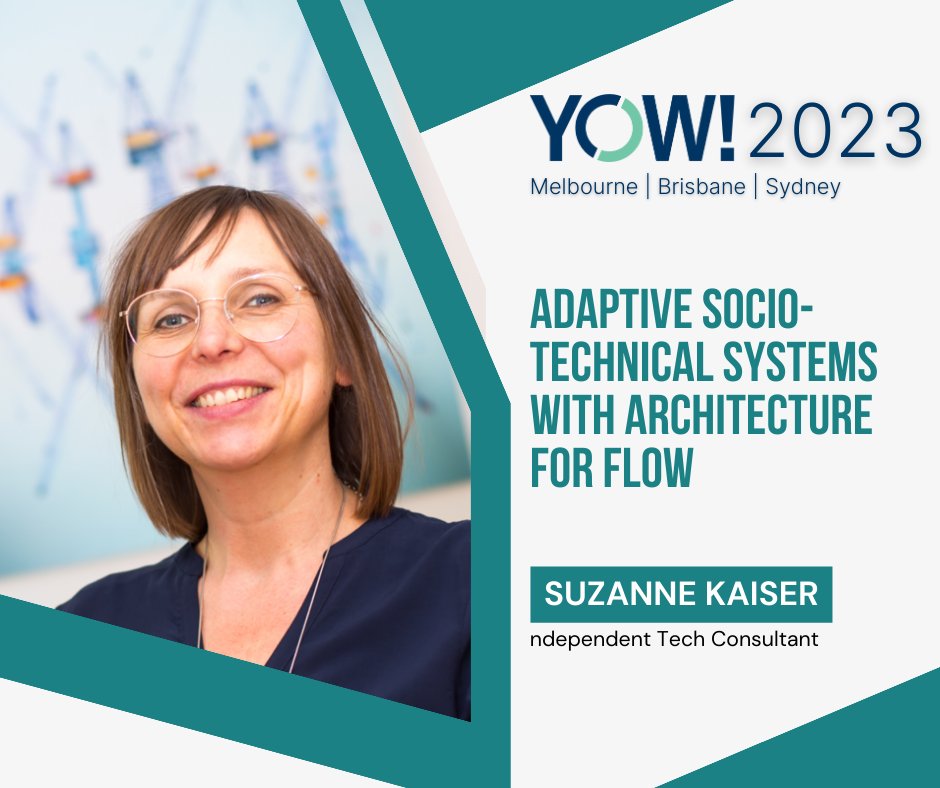 Orgs have to continuously adapt & evolve to remain competitive & excel in the market. Join @suksr at #YOW23 to learn how #TeamTopologies, #WardleyMapping & #DDD can be combined as Architecture for Flow to design & evolve adaptive, socio-technical systems.