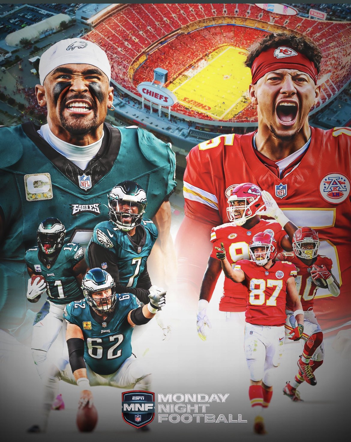 2023 MNF Week 11 Philadelphia Eagles Kansas City Chiefs NFL
