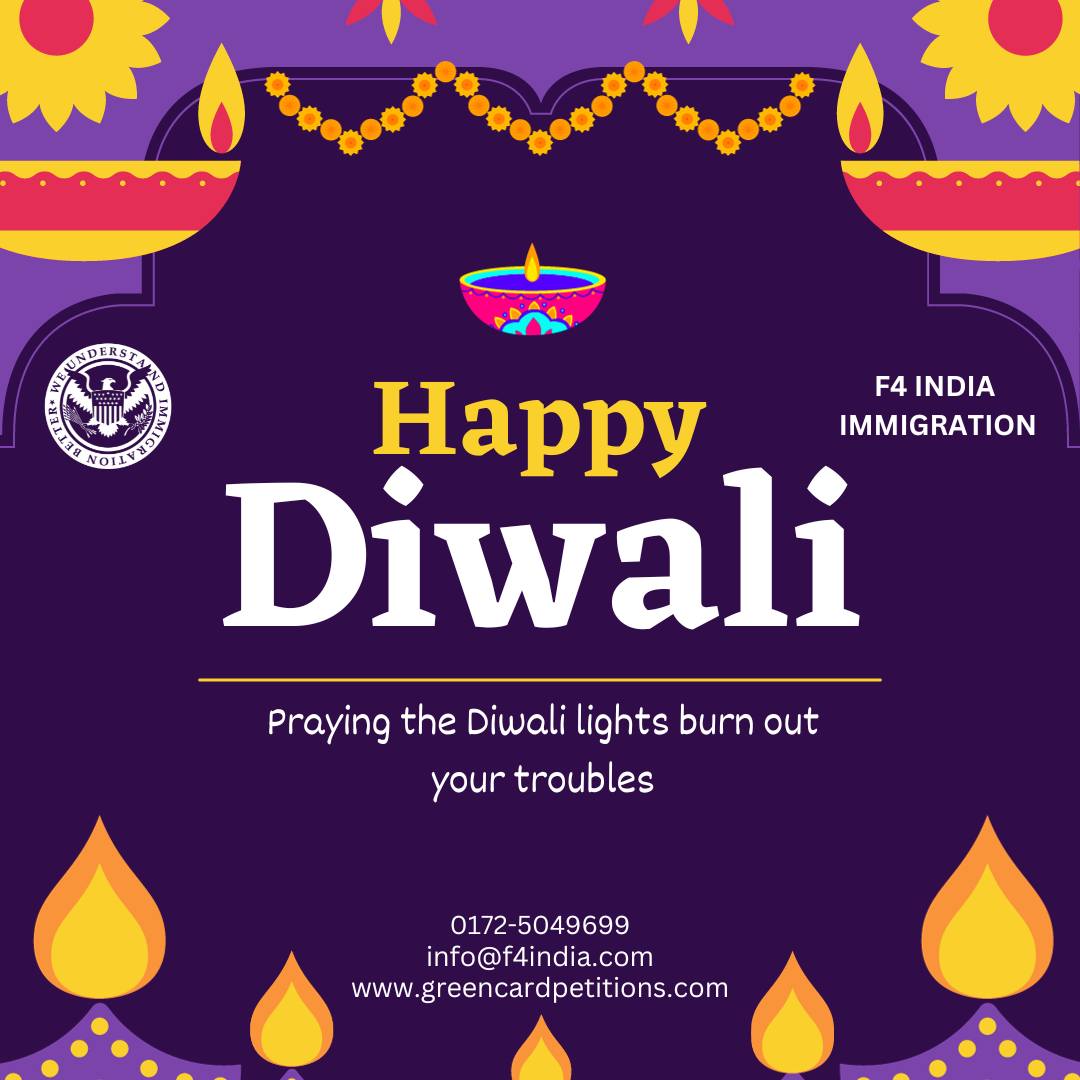 india_f4's tweet photo. "Wish You Happy Diwali" 🥳💥🎃🤩May the divine light of Diwali fill your life with joy, love, and prosperity. #diwalicelebration 
#USImmigration #FamilyBasedImmigration #StayInformed"
#immigrationattorney #uscis #VisaInterview, #InterviewLetter,#USVisa #CSPA #NVC , #immigration , #greencardpetitions, #f4india, #samarsandhu, #greencard, #americandream, #immigrationservices, #uscisvisastatus, #american, #loveusa, #immigrationconsultant, #sucessfulimmigration, #familyvisa #VISA #visasuccess #immigrationconsultants #immigrationagent