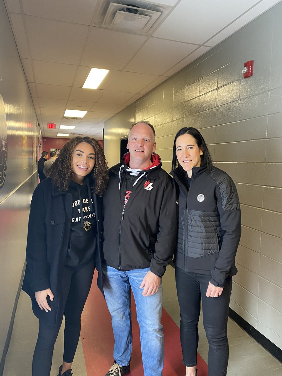 Just me and a hockey hall of famer and a future one! Congrats <a href="/couellette13/">Caroline Ouellette</a> on your induction day!