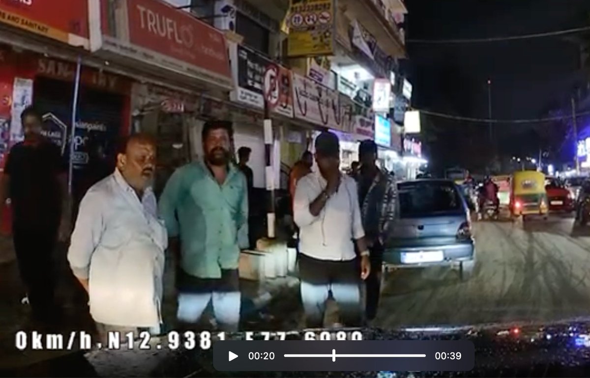 I've never felt unsafe in Bangalore - I know my privilege of being a Kannada speaking male - but last Thursday night I felt how unsafe certain parts of the city are post 10pm.

I've seen those horrific videos of fake accidents in Sarjapur where hooligans have tried to blackmail