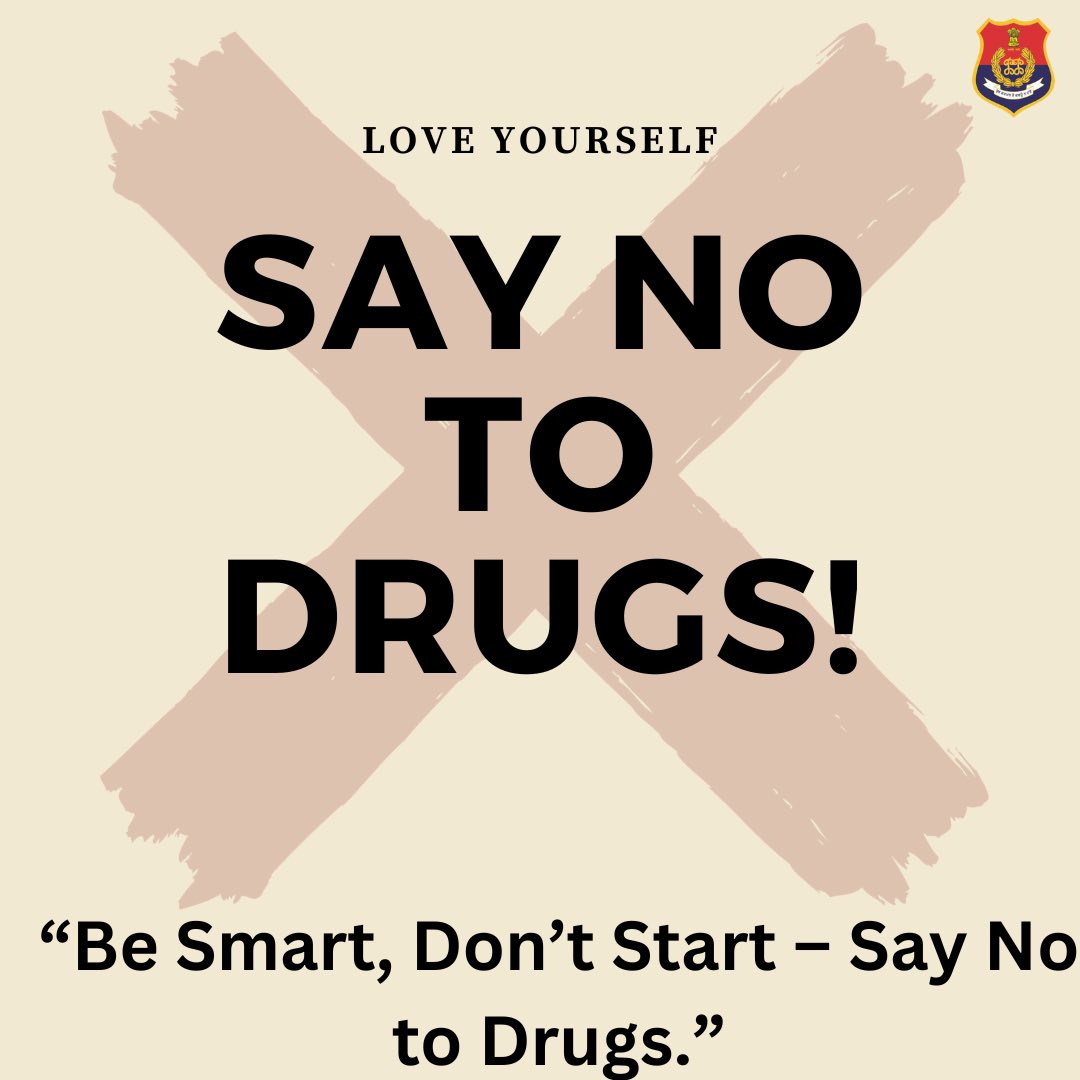 “Be the change you wish to see. Take a stand against drugs and be a beacon of awareness. 
#DrugFreeGeneration #StandAgainstDrugs #BeTheChange”