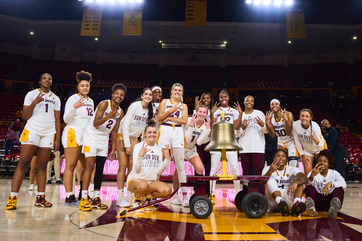 The @SunDevilWBB win 77-69 over the San Francisco Dons at Desert Financial Arena. For @azcsports