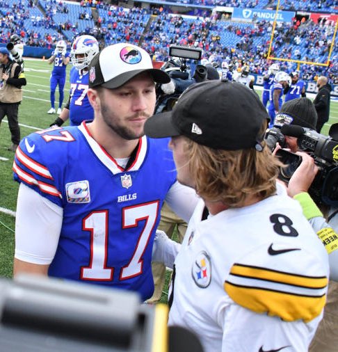 PickensBurgh's tweet photo. It’s time to say it.

Kenny Pickett is better than Josh Allen.

#Steelers #Bills https://t.co/bgqHUHkLug