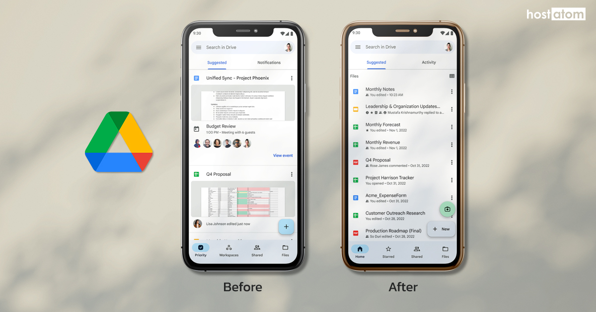 hostatomdotcom's tweet image. Google อัปเดตการแสดงหน้าแรกแบบใหม่ในแอป Drive
hostatom.com/content/57923

❤️โฮสอะตอม โฮสติ้งที่มืออาชีพไว้วางใจ ❤️
ติดต่อเรา
📞 0-2107-3466
🟦Facebook: facebook.com/hostatomdotcom
🟥YouTube: youtube.com/user/hostatom
🟩Line: @hostatom