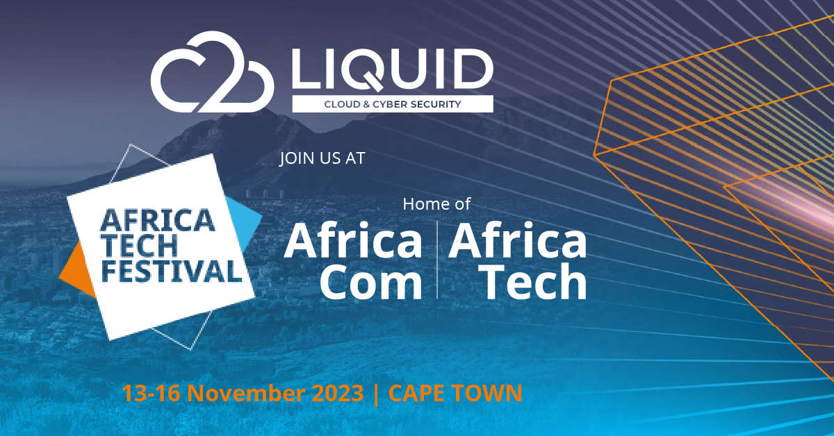 Join us at the Africa Tech Festival in Cape Town this week. Visit our stand to engage one-on-one with our team and what we can do for your Cloud and Cybersecurity business. 
Whatever your business challenges, we'll C2 it.

#LiquidC2 #DigitalTransformation #AfricaTechFestival
