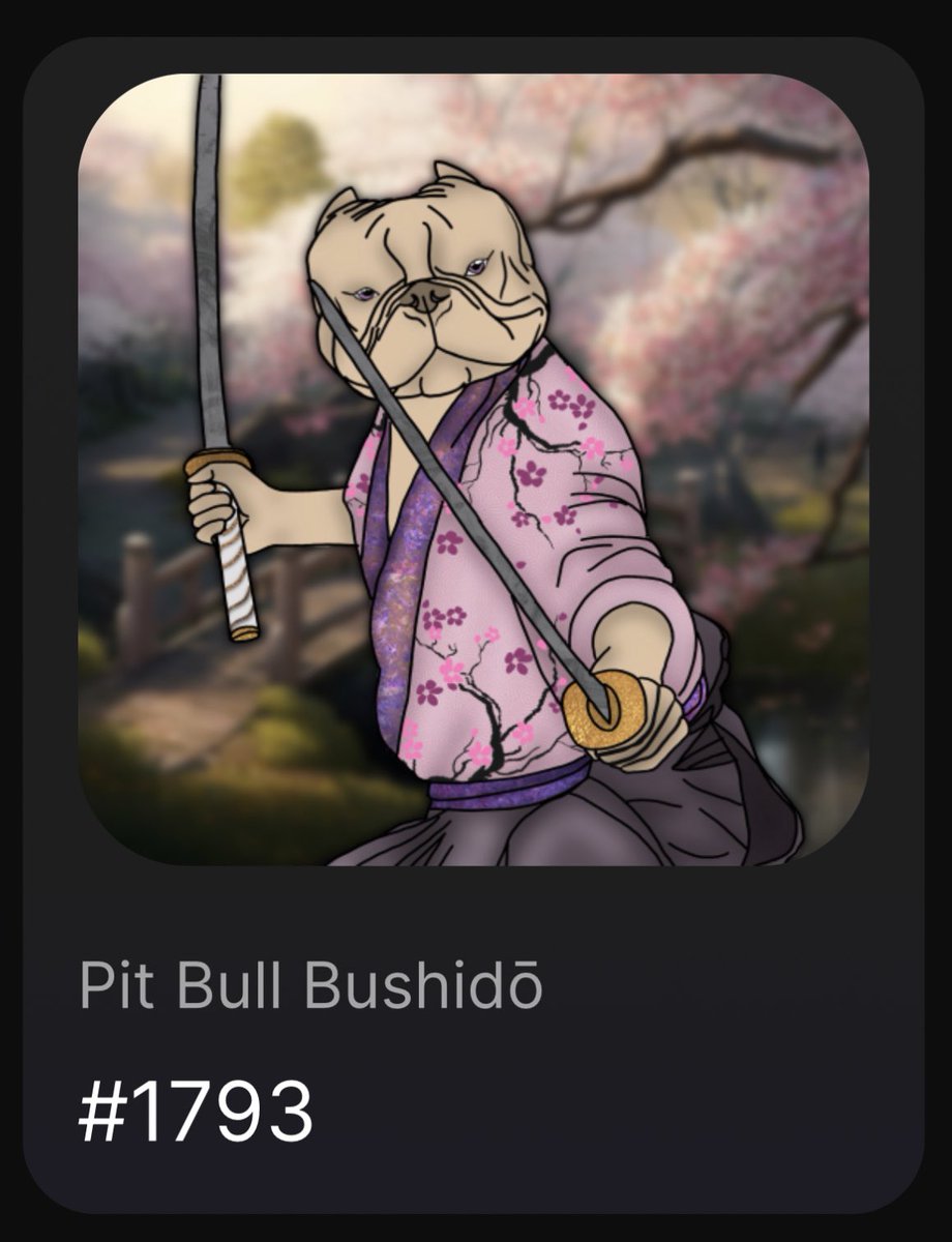 🚨Giveaway🚨

We’re giving away <a href="/PitBullBushido/">ピットブル 武士道 (Pit Bull Bushidō)</a> #NFTs #1756 &amp; #1793!

Rules 👨‍⚖️ 

Follow <a href="/PitBullBushido/">ピットブル 武士道 (Pit Bull Bushidō)</a> &amp; <a href="/isokoxyz/">Isoko NFT Markeplace</a> 

❤️+🔁 &amp; 🏷️ 3 fellow warriors

Be sure to check out our website!
islandsofdamaya.com

#Kadena #KDA