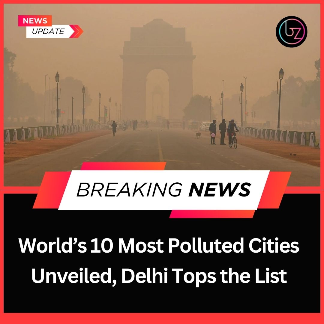 🌍 Alarming News! After the joyous celebrations of Diwali, Delhi, Mumbai, and Kolkata find themselves on the list of the world's top 10 most polluted cities. 😷 

AQI levels are soaring, impacting health. 

#TheBuzzNews #AirQuality #PollutionCrisis