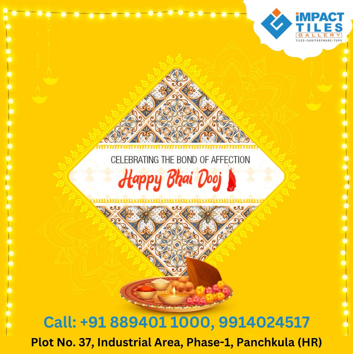 impact_tile's tweet photo. Here’s celebrating the beautiful bond that brothers and sisters share. Wishing you all a very happy Bhai Dooj, may your bond be an equal give and take of solutions!
#BhaiDooj https://t.co/HLZZIUXHx8
