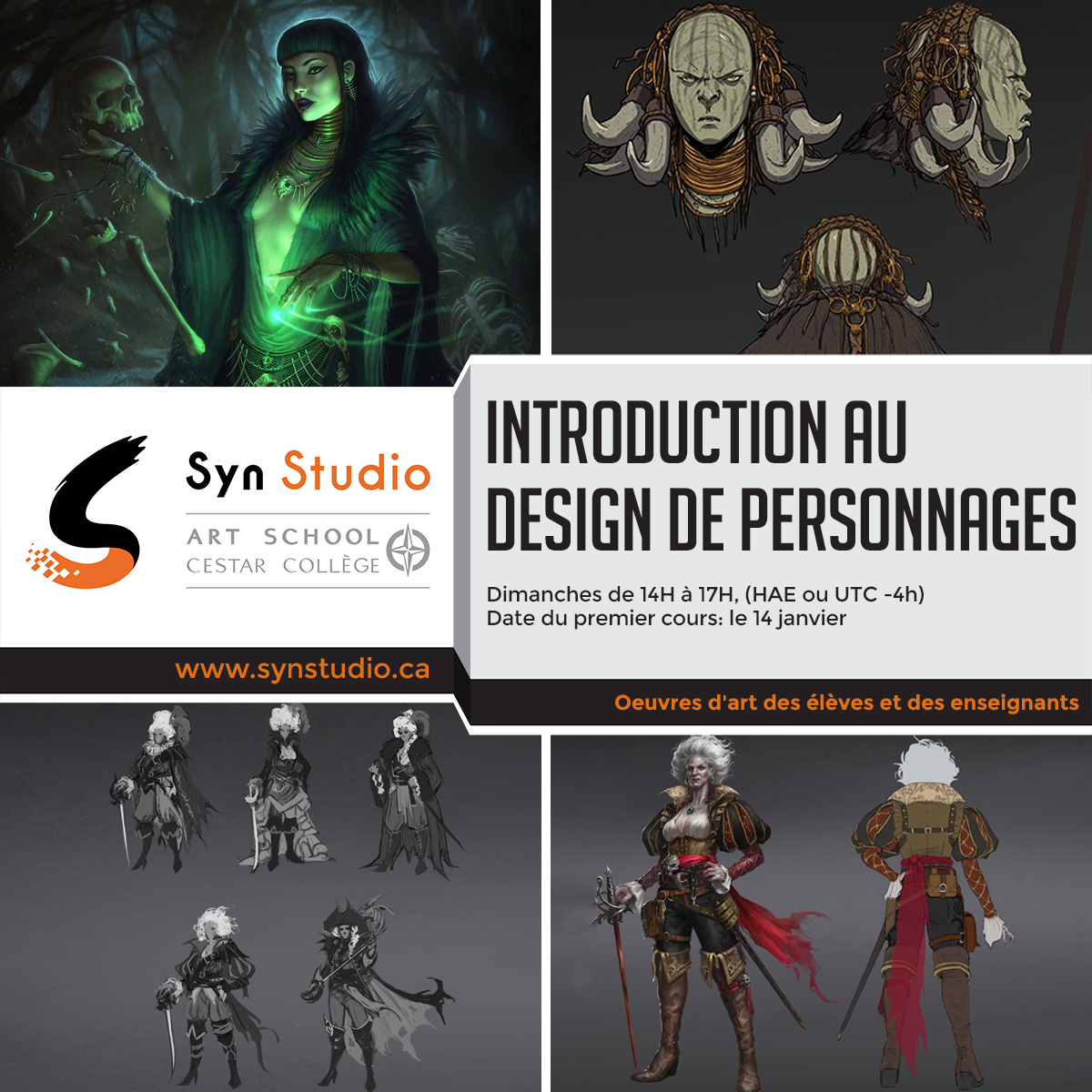 Il ne reste plus beaucoup de temps pour économiser sur ce cours et tous les autres cours en ligne de Syn Studio !

#synstudio #art #conceptionartistique #conceptart #ecoledart #characterdesign #designdepersonnages #peinturenumerique #artnumerique #digitalart #digitalpaintin